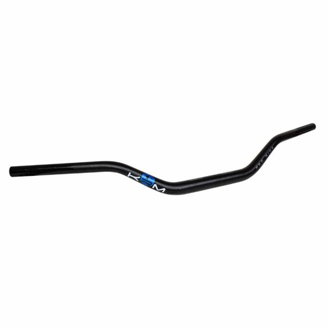 Manillar KRM Pro Ride D=28,6mm sin protector - Negro/Azul