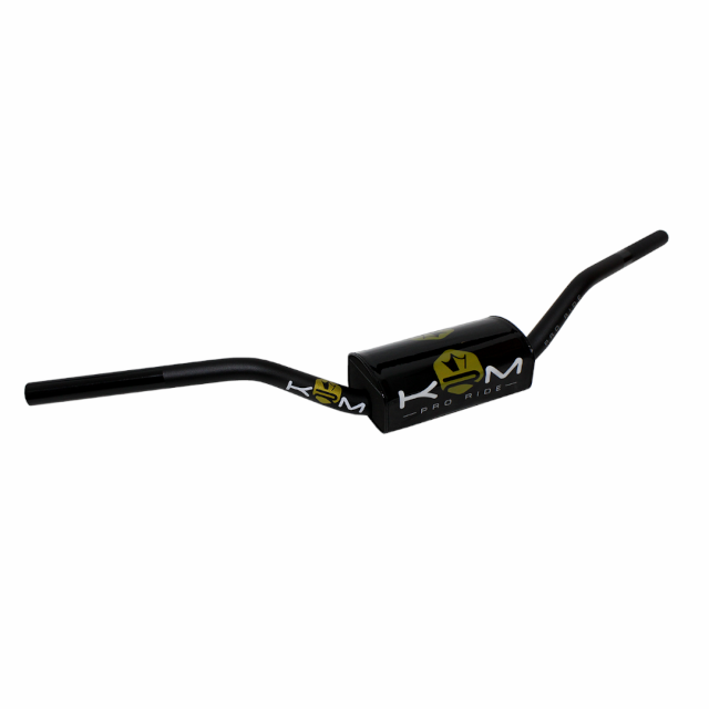 Manillar KRM Pro Ride D=28,6mm con protector - Negro/Oro