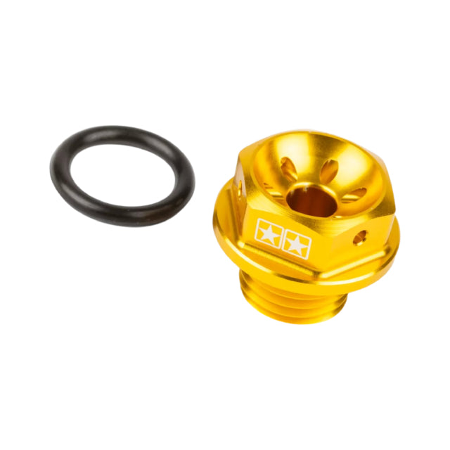 Tapón de aceite Minarelli scooter Stage6 amarillo