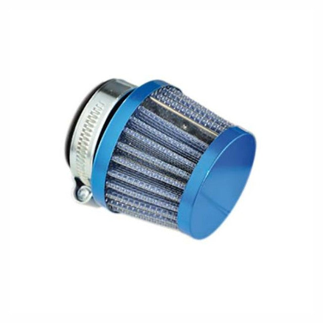 Filtro de aire Allpro tipo K&N Recto pequeño Ø28-35mm azul