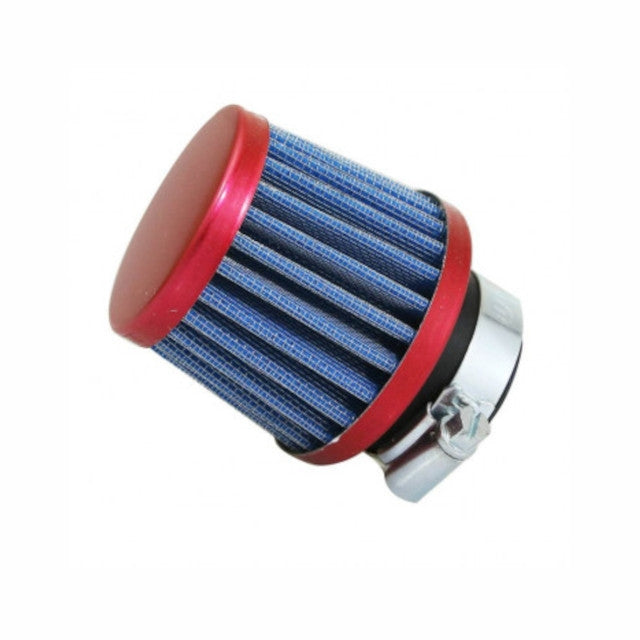 Filtro de aire Allpro tipo K&N Recto pequeño Ø28-35mm rojo