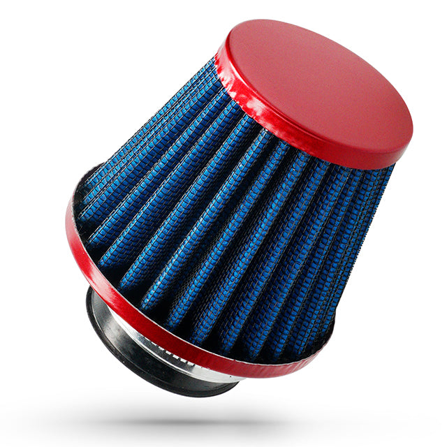 Filtro de aire Allpro tipo K&N Recto Ø28-35mm rojo
