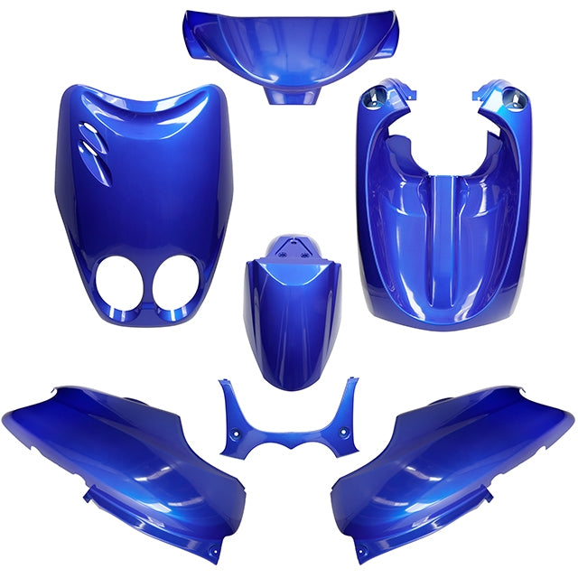Kit de carenados Yamaha Neo's / MBK Ovetto 97-07 7 piezas AllPro - Azul metelizado