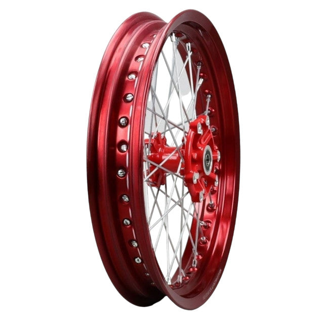 Rueda delantera 17" completa sin neumático Rieju 50 MRT / 125 Marathon - Rojo