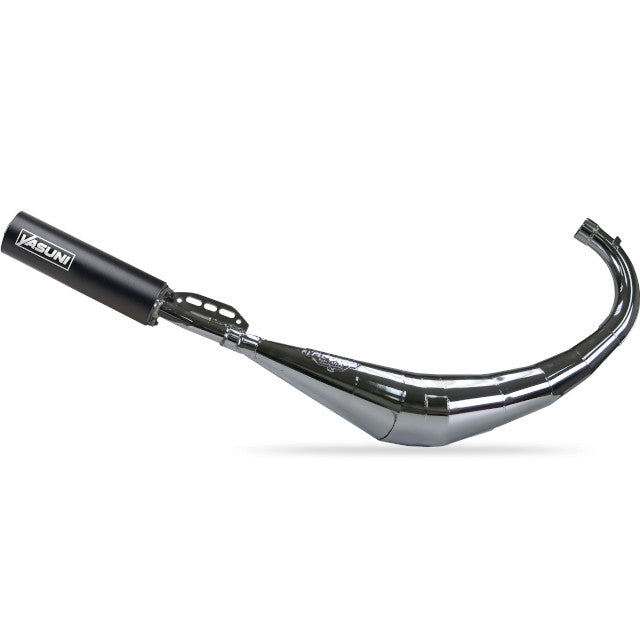 Escape Beta / Rieju / Derbi Yasuni R2 (CE) Cromado - Silenciador Negro