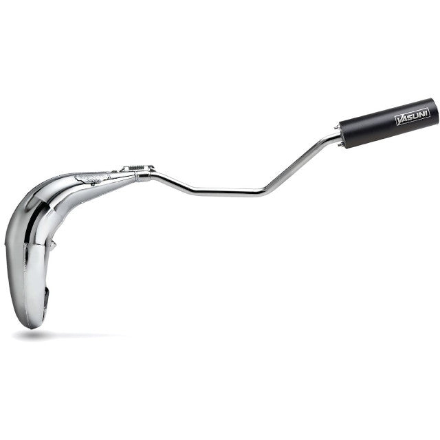 Escape Motorhispania / Rieju RR / Yamaha DT Yasuni CROSS ML Cromado lado izquierdo (CE) - Silenciador Negro