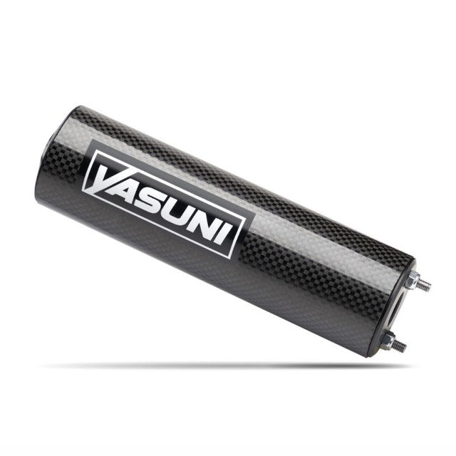 Silenciador Recto Negro / Carbono