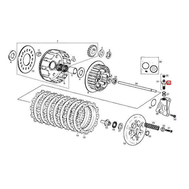 Pinza embrague hidráulico Gas Gas EC 125-200-250-300