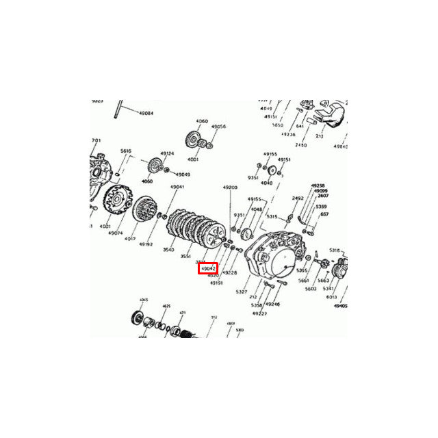 Tuerca reglaje embrague Rieju motor AM6