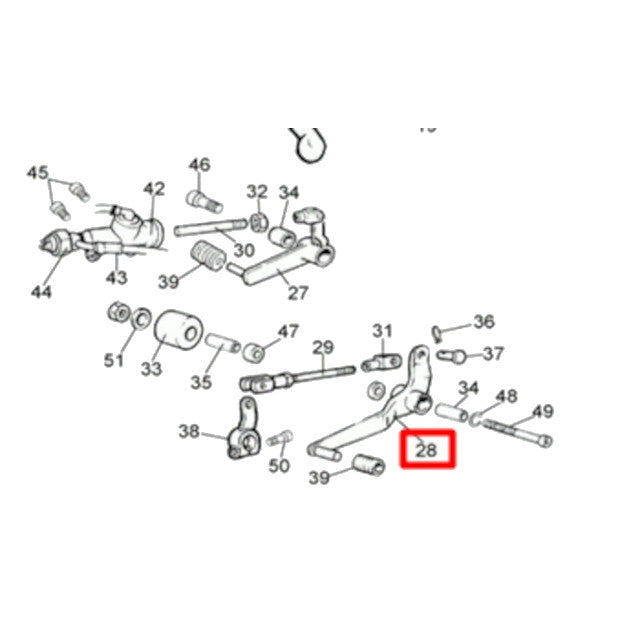 Pedal de cambio Rieju 50 RS1