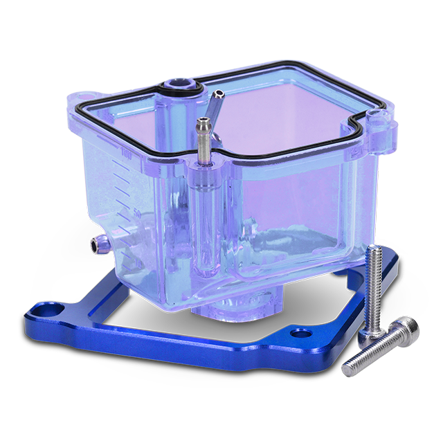 Cubeta carburador tipo pwk 19-30mm Voca - azul