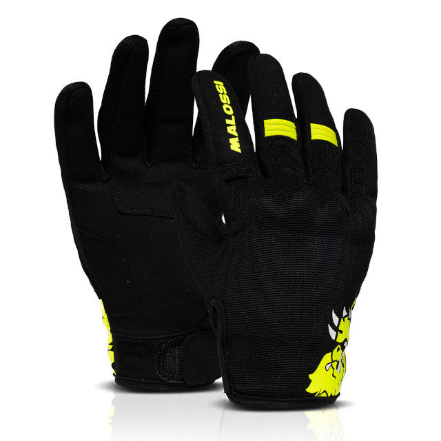 Guantes M-Gloves amarillos entretiempo Malossi - talla XS