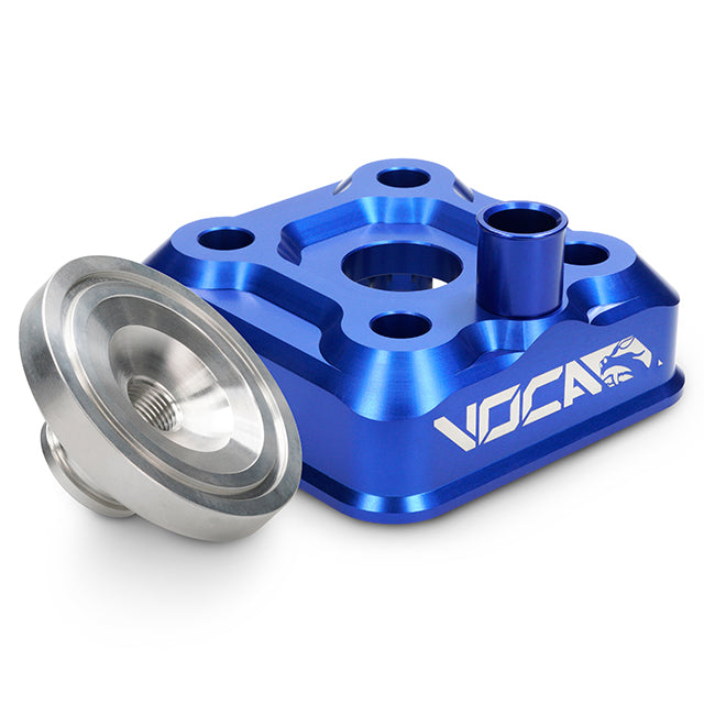 Culata modular VOCA Race Head 46mm, Yamaha DT LC/D, azul