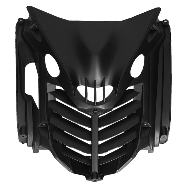 Frontal inferior rejilla radiador Yamaha Aerox / MBK Nitro <2013 AllPro negro