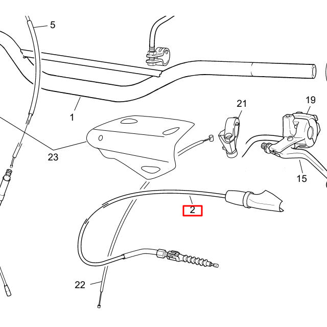 Cable de embrague original Sherco SE-R / SM-R 50cc