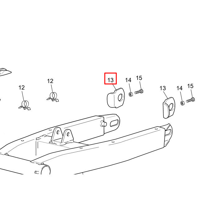 Platina tensor de cadena original Sherco