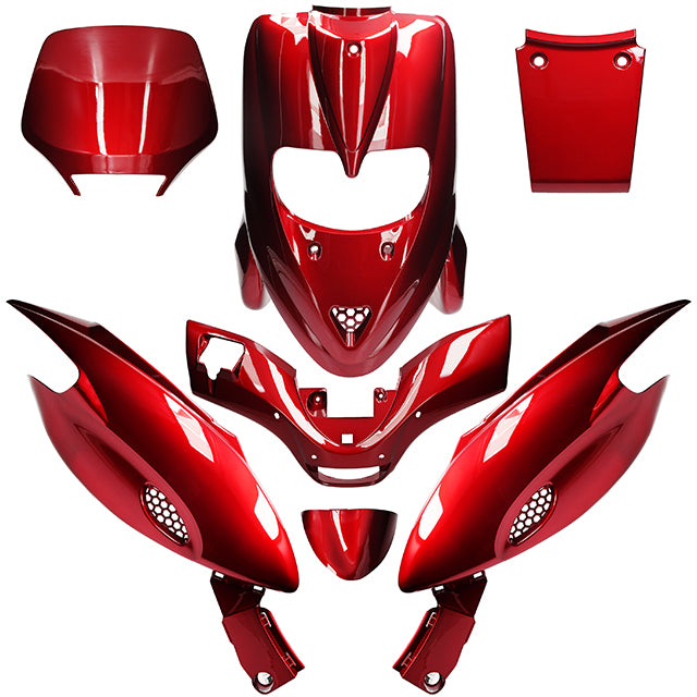 Carenados Gilera Stalker 50cc Allpro 7 piezas Allpro - Rojo Metalizado