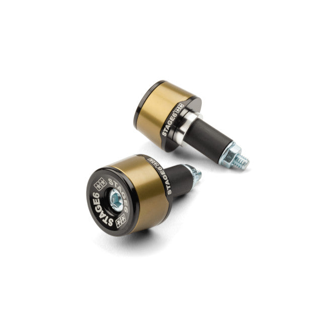 Contrapesos manillar 22mm anodizados Stage6 - marrón