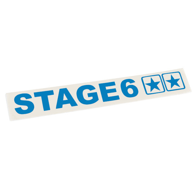 Pegatina ploted 110x33mm Stage6 - Azul