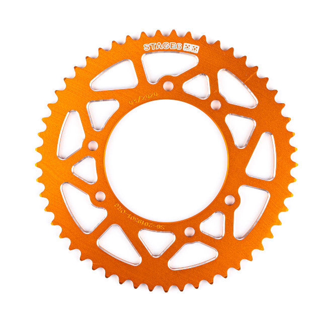 Corona Derbi Drd Pro 53D 420 aluminio CNC Stage6 - Naranja 
