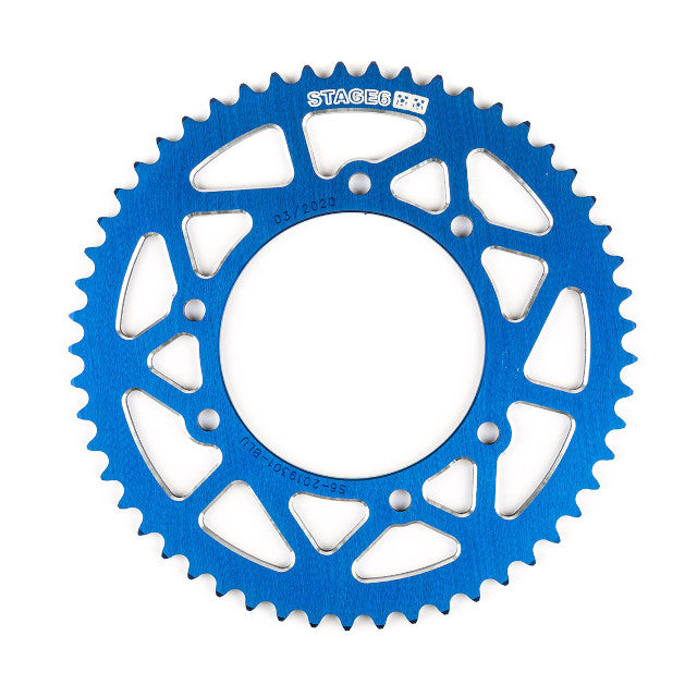 Corona Derbi DRD Pro 53D 420 aluminio CNC Stage6 - Azul