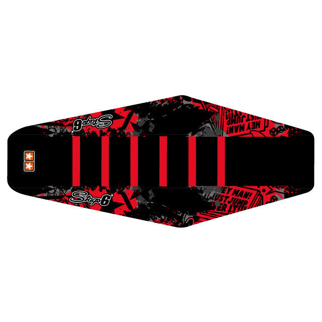 Funda asiento Sherco / HRD 50 >2006 Stage6 - Negro/Rojo
