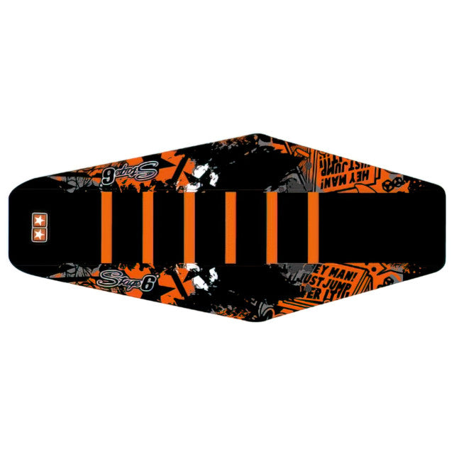 Funda asiento Sherco 50 <2006 Stage6 - Blanco/Naranja