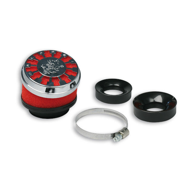 Filtro de aire Malossi d=60mm 20º roscado - rojo