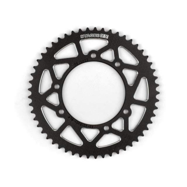 Corona Rieju MRT / Derbi euro 2-3 53D 420 aluminio CNC Stage6 - negro