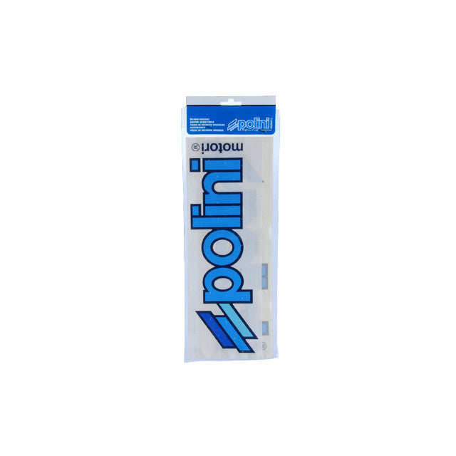 Pegatinas Polini 34x11cm contorno azul