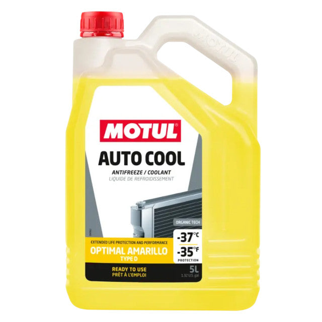 Líquido refrigerante anticongelante 50% -37º 5L Motul Cool Optimal Amarillo