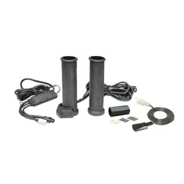 Puños calefactables con calentador de pulgar 7/8" + 7/8" longitud 130mm Koso