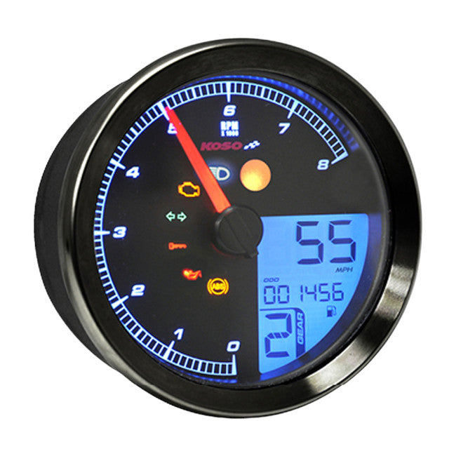 Marcador multifunción Yamaha XV950 / Bolt / SCR950 Koso - negro