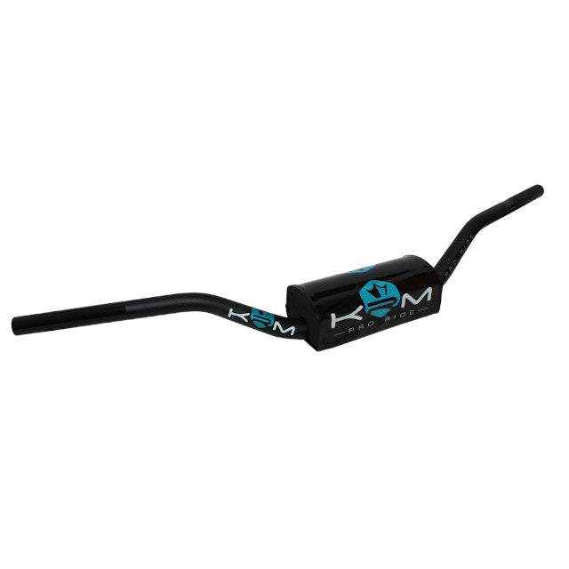 Manillar KRM Pro Ride D=28,6mm con protector - negro/turquesa