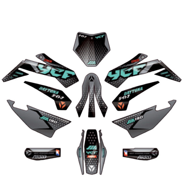 Kit de adhesivos completo YCF SM F190 2024