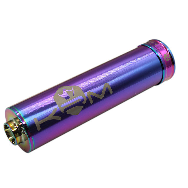 Silenciador 70-90cc aluminio 2019 KRM - neo cromado