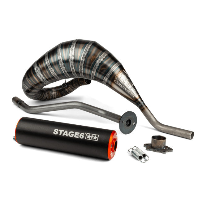 Escape Derbi 80-90 Stage6 - naranja/negro