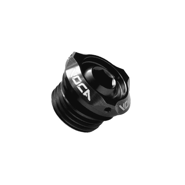 Tapón aceite VOCA Racing V2 motor Derbi - negro
