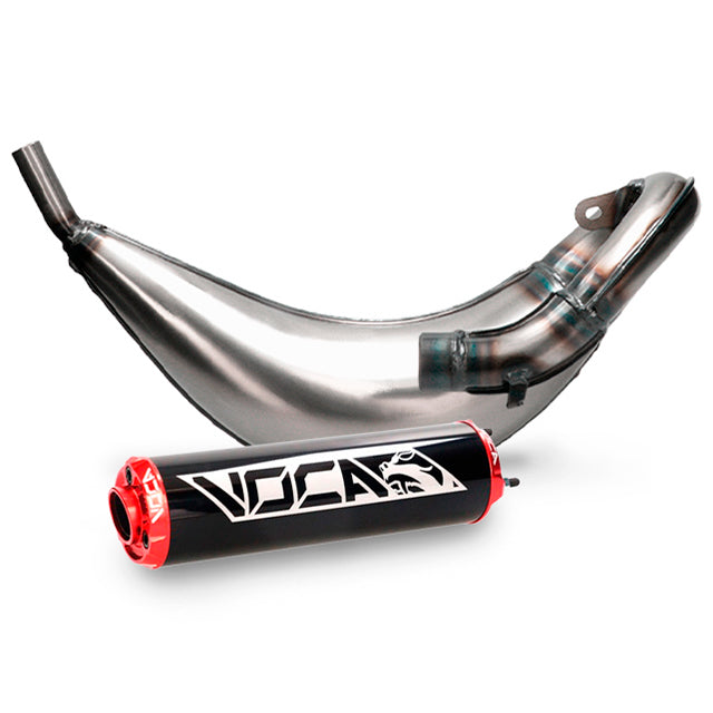 Escape VOCA CROSS 50/70cc (CE) Fantic - silenciador rojo