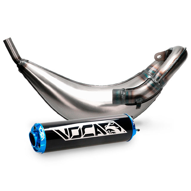 Escape VOCA CROSS 50/70cc (CE) Fantic - silenciador azul