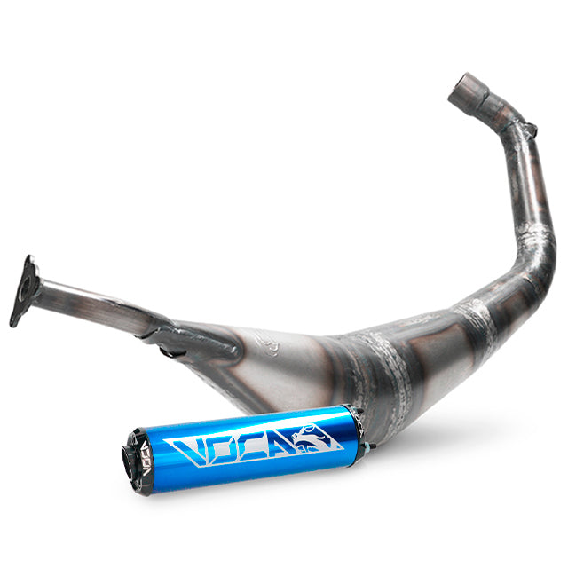Escape Rieju MRT 50 VOCA Warrior 50/70cc silenciador azul
