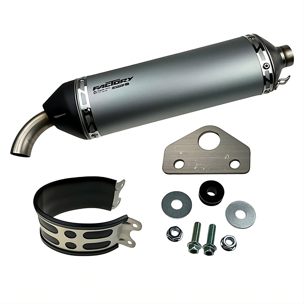 Silenciador de escape Pitbike YCF Mini GP 187 - Gris