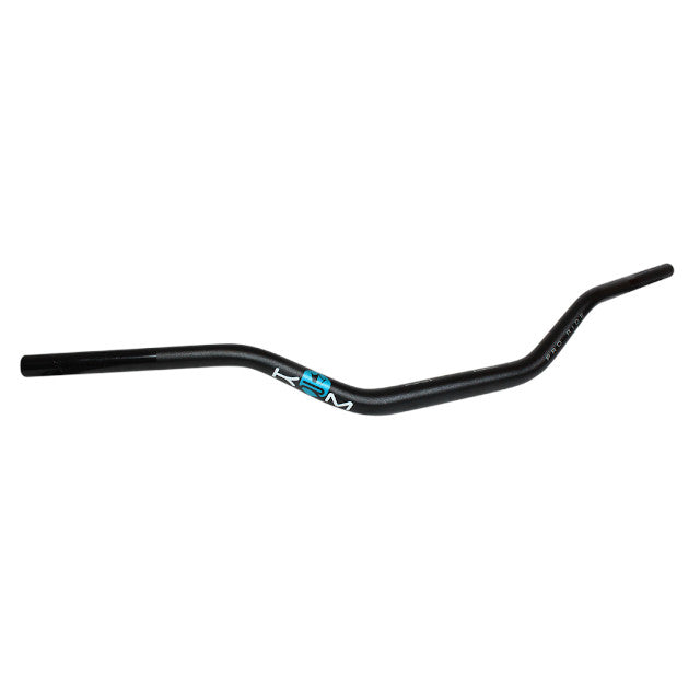 Manillar KRM Pro Ride D=28,6mm sin protector - negro/turquersa