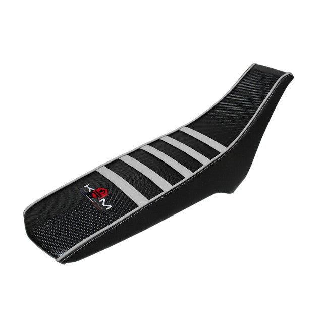 Funda asiento Derbi / Gilera >18 Pro Ride KRM - negro/blanco