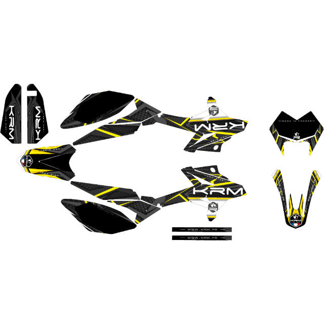 Kit pegatinas KRM Beta RR 11-20 - amarillo