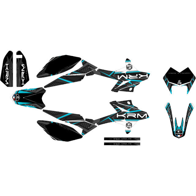 Kit pegatinas KRM Beta RR 11-20 - azul turquesa
