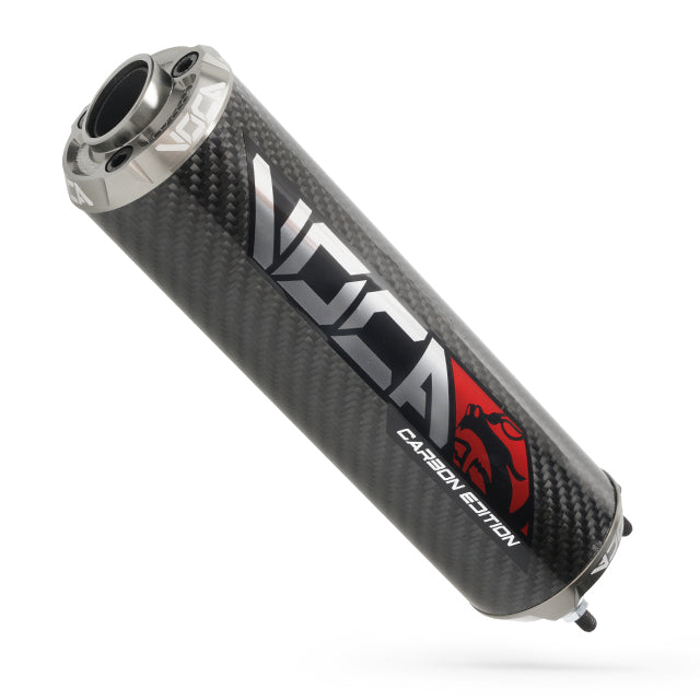 Silenciador VOCA Carbon CNC anodizado - gris