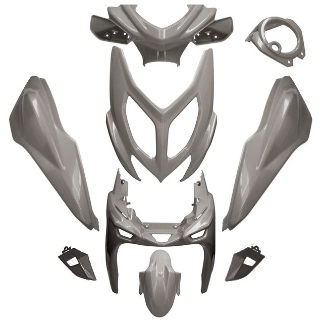 Kit carenados Yamaha Aerox / MBK Nitro >13 9 piezas AllPro - gris nardo