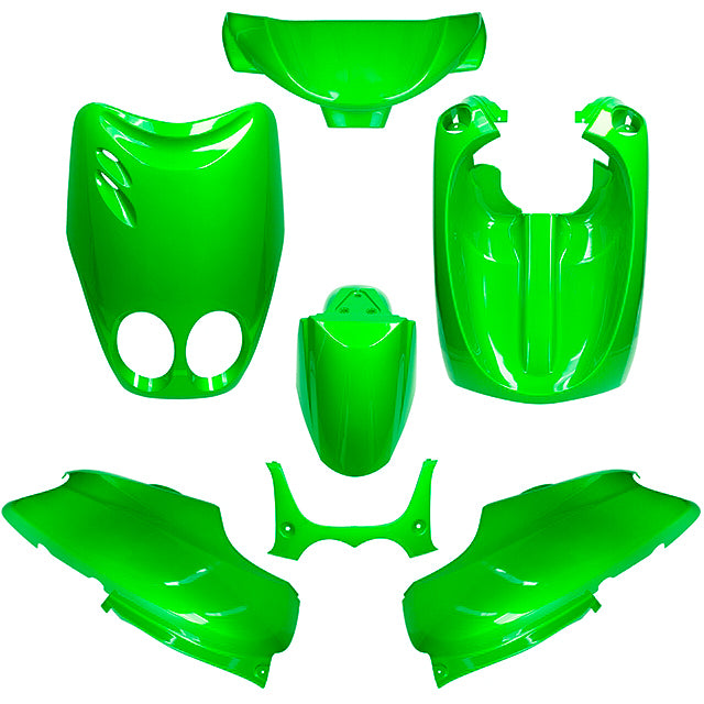 Kit Carenados Yamaha Neo's / MBK Ovetto 02-07 7 piezas AllPro - verde kawasaki