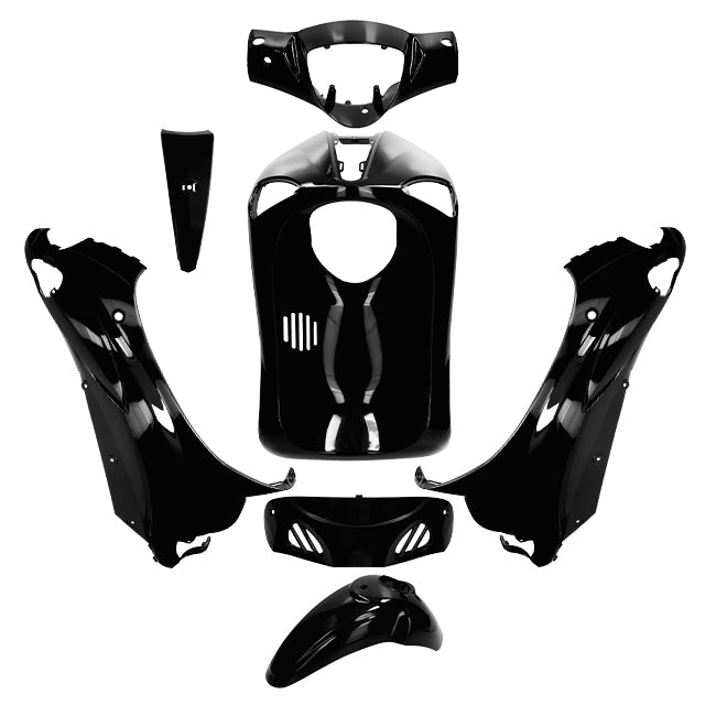 Carenados Piaggio Liberty 50/125 7 piezas AllPro - negro metalizado